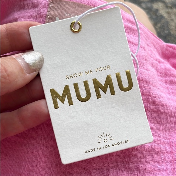 New Show Me Your MuMu pink Tank Top - Picture 3 of 11